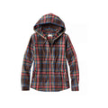 L.L.Bean Women's Scotch Plaid Relaxed Zip Hoodie
