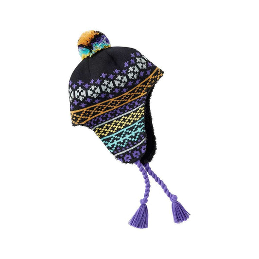 L.L.Bean Kids' Frosty Day Earflap Hat, Midnight Black