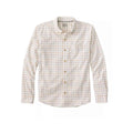 L.L.Bean Men's Sunwashed Long Sleeve Plaid Oxford Shirt