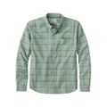 L.L.Bean Men's Sunwashed Long Sleeve Plaid Oxford Shirt
