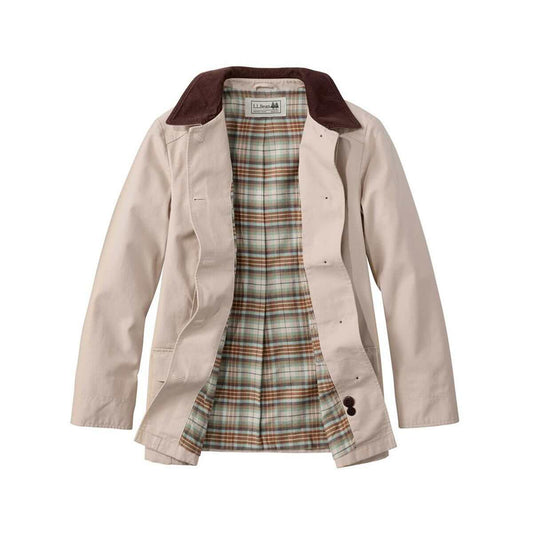 L.L.Bean Women's Adirondack Flannel-Lined Barn Coat
