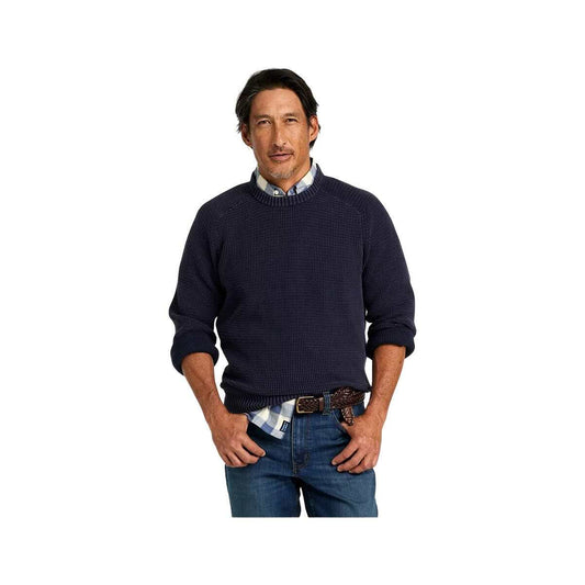 L.L.Bean Men's Sunwashed Textured Cotton Crewneck Sweater