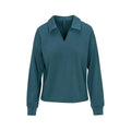 North River Women's Camden V-Neck Long Sleeve Top, Orion Blue