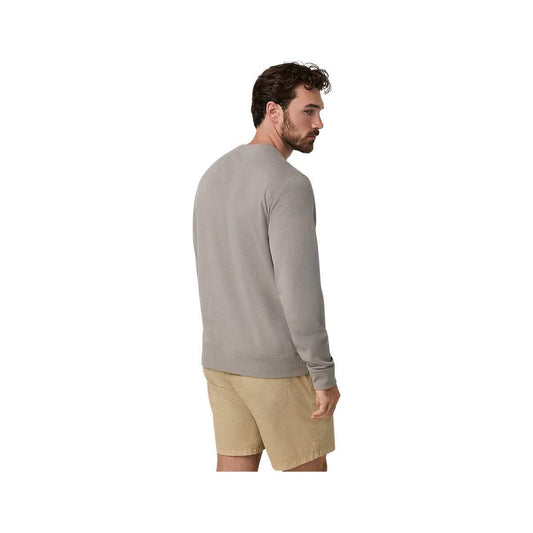 Vuori Jeffreys Crew 2.0 Long Sleeve T-Shirt, Mocha Heather, alternate view 1