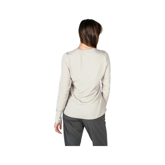 Marsh Wear Women's Surfside Waffle Long Sleeve Shirt, Pelican Pel, alternate view 1