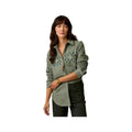 Carve Designs Women's Fairbanks Long Sleeve Supersoft Shirt, Laurel Motif