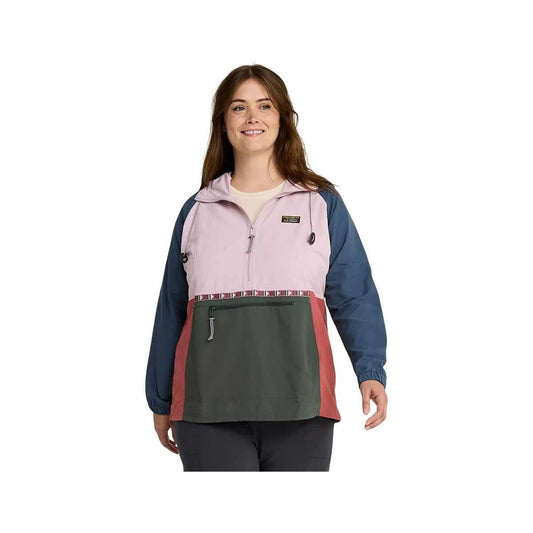 L.L.Bean Women's Multi Color Mountain Classic Anorak Jacket - Curvy