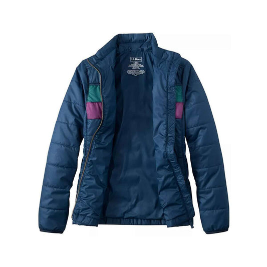 L.L.Bean Women's Mountain Classic Colorblock Puffer Jacket - Curvy
