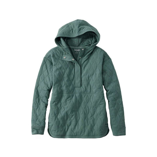 L.L.Bean Women's Venture Soft Quilted Hooded Pullover - Curvy
