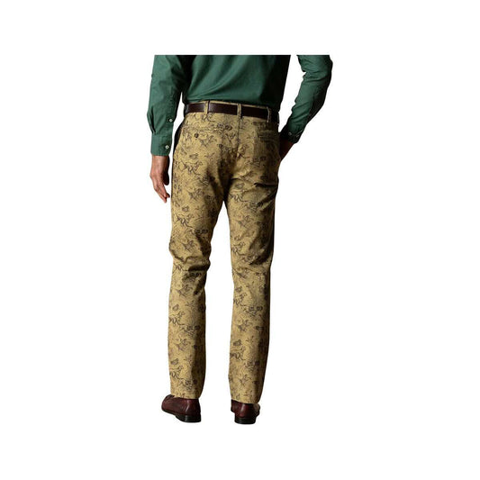 Duck Head Men's Classic Fit Gold School Chino Pants, Wheatfield Print, alternate view 1