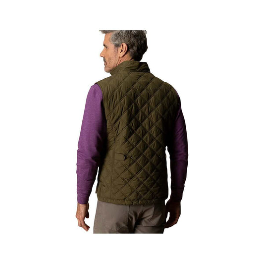 Duck Head Men's Fremont Performance Quilted Vest, Dark Olive, alternate view 1