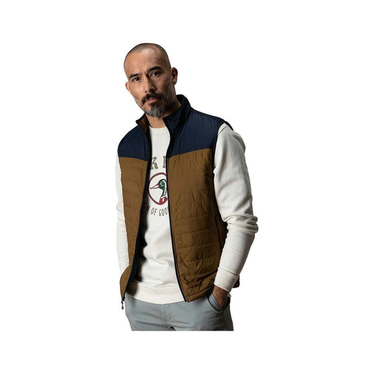 Duck Head Men's Ridgeland Performance Quilted Vest, Bronze Brown, alternate view 1