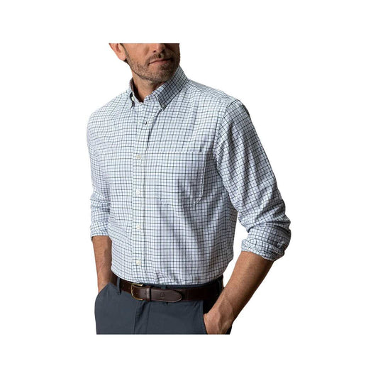 Duck Head Men's Cotton Oxford Long Sleeve Sport Shirt, Hunter Green, alternate view 1