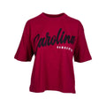 Pressbox Women's University of South Carolina Slub Motley Hometeam Short Sleeve Crop Top