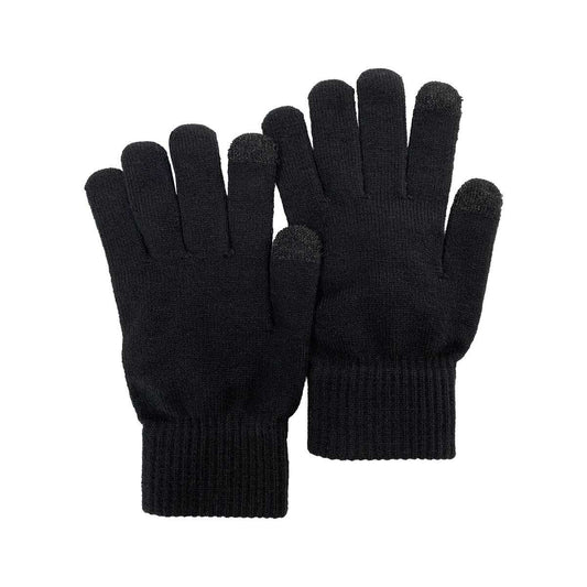 Broner Eco Knit Recycled Yarn Knit Texting Gloves, Black