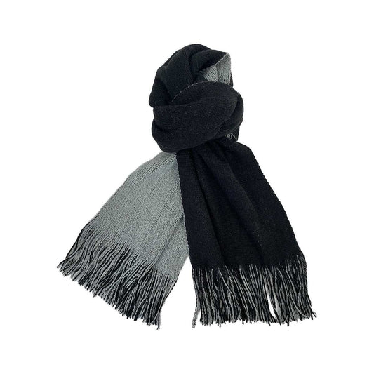 Broner Midtown Two-Toned Scarf, Black