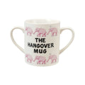 Creative Co-Op Pink Elephant Stoneware Double Handle Mug