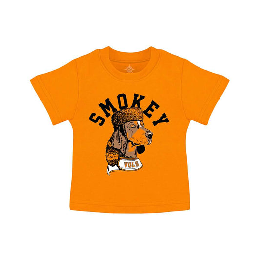 Creative Knitwear Toddler University of Tennessee Smokey Short Sleeve T-Shirt, Tenn Orange
