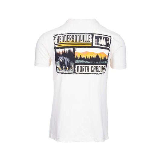 Hendersonville Squared Off Mountains Short Sleeve T-Shirt