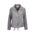 Be Cool Women's Cropped Utility Safari Zip Jacket