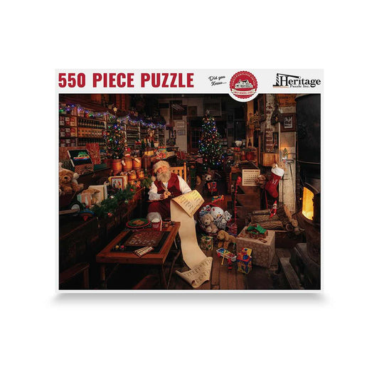 Mast General Store Checking the List Santa Claus Puzzle