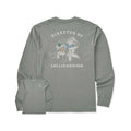 Life is Good Men's Dir of Lolligaggin' Jake Adirondack Long Sleeve Crusher T-Shirt