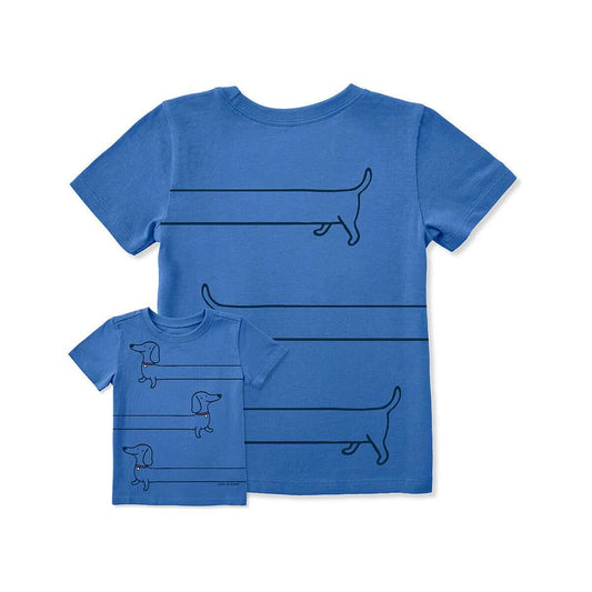 Life is Good Toddler Lotsa Wieners Short Sleeve Crusher T-Shirt