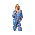 Coco+Carmen Women's Dreamland Holiday Pajama Top, Snowman