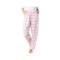 Coco+Carmen Women's Dreamland Holiday Pajama Pants, Blush Santa