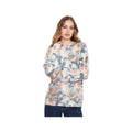 Charlie B Women's Reversible Printed Crew Sweater