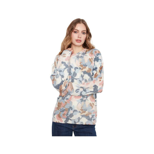 Charlie B Women's Reversible Printed Crew Sweater