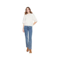 Charlie B Women's Elbow Balloon Sleeve Knit Sweater