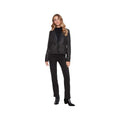 Charlie B Women's Vintage Faux Leather Jacket, Black, alternate view 3