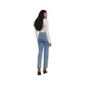 Charlie B Women's Charlotte Straight Leg Jeans, Medium Blue, alternate view 1