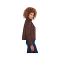 Charlie B Women's Faux Suede Moto Jacket, Coffee, alternate view 2