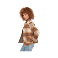 Charlie B Women's Reversible Plaid Jacket, Truffle, alternate view 4