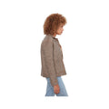 Charlie B Women's Reversible Plaid Jacket, Truffle, alternate view 5