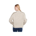 Charlie B Women's Contrast Stitch Mock Neck Sweater, Heather Oatmeal, alternate view 1