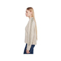 Charlie B Women's Contrast Stitch Mock Neck Sweater, Heather Oatmeal, alternate view 2