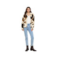 Charlie B Women's Cow Print Faux Fur Jacket, Blotchy, alternate view 3