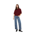 Charlie B Women's Elbow Balloon Sleeve Knit Sweater, Merlot, alternate view 3