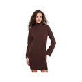 Charlie B Women's Mock Neck Sweater Dress, Coffee
