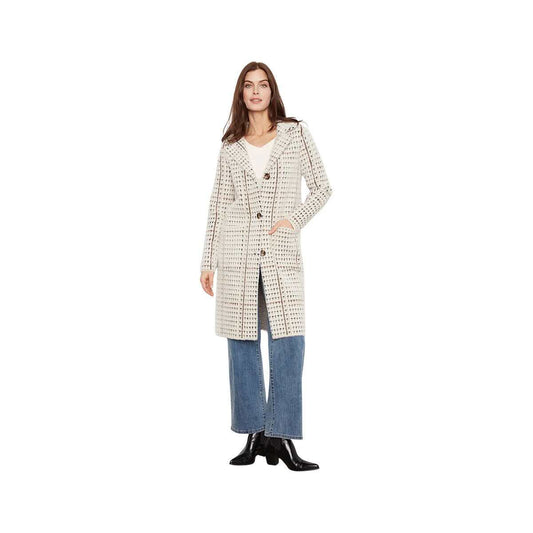 Charlie B Women's Long Plaid Knit Coatigan, Aberdeen