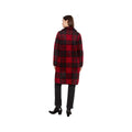 Charlie B Women's Long Plaid Knit Coatigan, Cranberry, alternate view 1