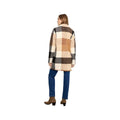 Charlie B Women's Plaid Boucle Tailored Knit Coat, Taupe, alternate view 1