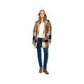 Charlie B Women's Plaid Boucle Tailored Knit Coat, Taupe, alternate view 3