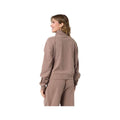 Coco+Carmen Women's Weekend Brushed Half-Zip Long Sleeve Pullover, Hardwood, alternate view 1
