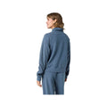 Coco+Carmen Women's Weekend Brushed Half-Zip Long Sleeve Pullover, Ageon Blue, alternate view 1