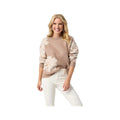 Coco+Carmen Women's Delia Mock Neck Sweater, Doeskin