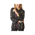 Habitat Women's Boho Floral Crinkle Cotton Long Sleeve Shirt